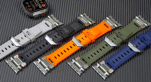 Silicone watch bands